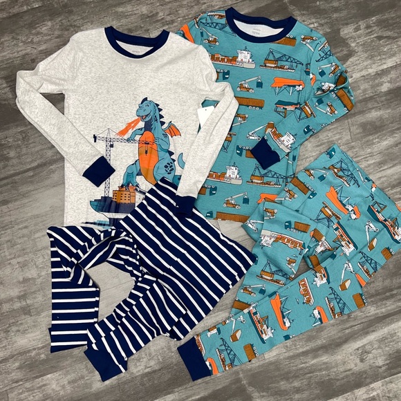 New Carters 4pc Dragon pjs - Picture 3 of 10
